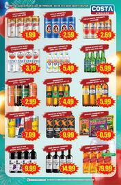 Tabloide Costa Atacadão Página 8: Refrescant sabor uva €0,59, Energético extra power tradicional pet 2l €9,99