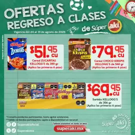Folleto Super Aki semana 35 Página 6: Kellogg's Surtido €69,95, Kellogg's Choco Krispis Cereal €79,95