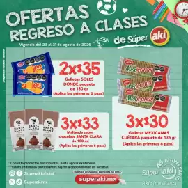Folleto Super Aki semana 35 Página 7: Cuétara Mexicanas €30,00