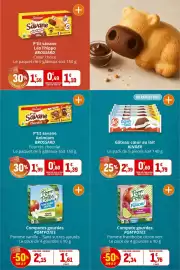 Catalogue Coccinelle Express page 10: POM'POTES Compotes gourdes €1,61, BROSSARD P'tit savane Léo l'hippo €1,10