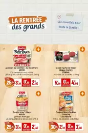 Catalogue Coccinelle Express page 20: HERTA Tendre croc' €2,40, Herta Jambon au torchon €2,50