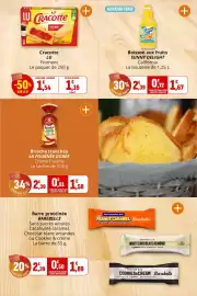 Catalogue Coccinelle Express page 22: LA FOURNÉE DORÉE Brioche tranchée €1,58, Sunny Delight Boisson aux fruits €1,67