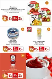 Catalogue Coccinelle Express page 30: HEINZ Ketchup €1,35, Belle France Sauce pommes frites €1,42
