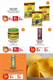 Catalogue Coccinelle Express page 32: PRINGLES Chips tuiles Barbecue €1,71, OLD EL PASO Sauce guacamole €1,70