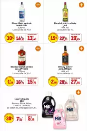Catalogue Coccinelle Express page 40: MIR Lessive liquide €5,38, J&B Blended scotch whisky €19,25