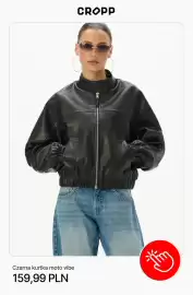 Cropp gazetka tydzień 35 Strona 9: Czarna kurtka moto vibe Cropp €159,99