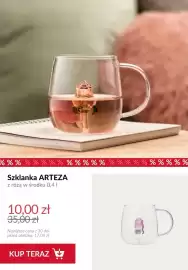 Homla gazetka tydzień 35 Strona 2: Szklanka Arteza z różą w środku €10,00