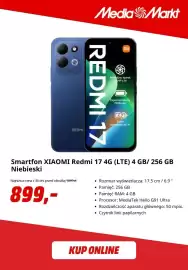 Media Markt gazetka Strona 7: Smartfon Xiaomi Redmi 17 4 g (LTE) 4 GB/ 256 Gb niebieski €899,00