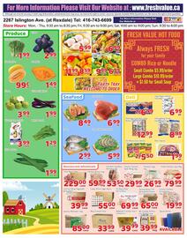 Fresh Value flyer week 35 Page 2: Choripdong Dried Anchovy €8,99, Del Monte juice series €5,50