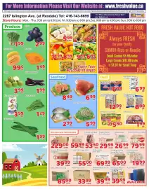 Fresh Value flyer week 35 Page 2: Choripdong Dried Anchovy €8,99, Del Monte juice series €5,50