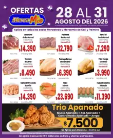 Catálogo MercaTodo Página 2: Mercamio Mr Pechuga Campo €6.390,00, Tocineta de Cerdo €8.490,00