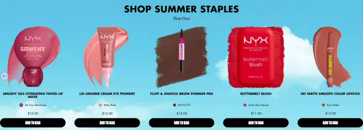 Catalog NYX Pagină 1