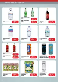 Folheto Central Cash Página 12: Fanta laranja €0,52, Monchique agua €0,99