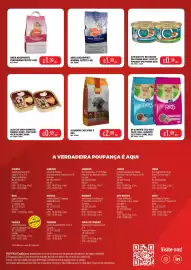 Folheto Central Cash Página 16: Areia absorvente normal popets €1,39, Alimento cao spike 4 €2,98
