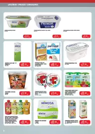 Folheto Central Cash Página 8: Tuli creme sabor a chocolate €1,39, Gresso manteiga €7,59