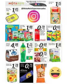 Folheto Mota Reis semana 35 Página 1: Leite Ucal com chocolate €4,08, Atum bom petisco posta €1,05