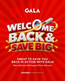 Gala Supermarket catalogue Page 1