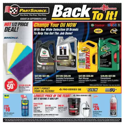 PartSource flyer