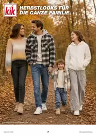 KiK Prospekt woche 36 Seite 8: kik HERBSTLOOKS FÜR DIE GANZE FAMILIE. Bild erstellt durch bzw. mit Unterstützung von
