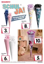 Woolworth Prospekt Seite 21: Schultütenständer €5,00, Schultüte €3,00