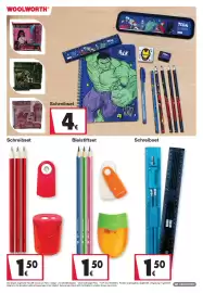Woolworth Prospekt Seite 22: Keyroad Bleistiftset €1,50, Schreibset €1,50