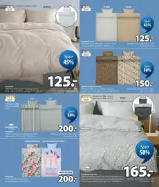 JYSK tilbudsavis Side 14: Sengetøj i percale €329,00, MIMMI sengetøj i satin €150,00