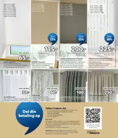 JYSK tilbudsavis Side 23: EIKEREN rullegardin €169,00, ALAJAURE gardin €30,00