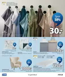 JYSK tilbudsavis Side 24: FRAMVAREN topmadras €1.150,00, Sengetøj €125,00