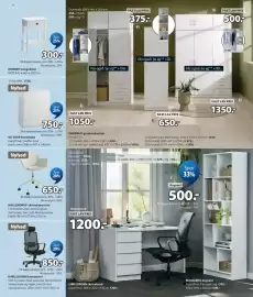 JYSK tilbudsavis Side 6: KARLSLUNDE kontorstol €850,00, NORDBY sengebord €300,00