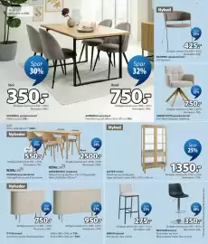 JYSK tilbudsavis Side 7: ALSTED vitrine €1.350,00, DYVIG skænk €999,00