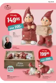 Kop & Kande tilbudsavis Side 19: Nisser (æblekasse og liggende figurer) €199,95, Marvin og Melanie (liggende) €199,95