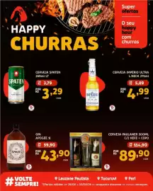 Catálogo Bergamais Supermercados Página 4: Cerveja império ultra €4,99, Cerveja spaten €3,29