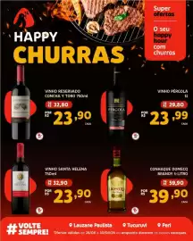 Catálogo Bergamais Supermercados Página 8: Vinho santa helena €23,90, Vinho reservado concha y toro €23,90