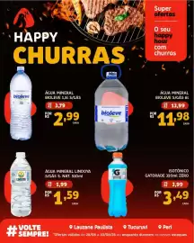Catálogo Bergamais Supermercados Página 9: Água mineral lindoya s/gás s. nat. €1,59, Água mineral bioleve s/gás €11,98