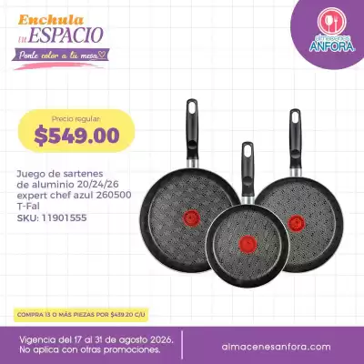 Almacenes Anfora (válido hasta 31-08)