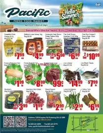 New Pacific Supermarket flyer week 35 Page 1: Mother's Love Honey €4,99, Frozen White Cow Feet €1,99