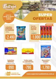 Catálogo Beltrán Supermercados Página 7: Alicock galletitas surtido diversión €2.490,00, Arcor turron de mani €1.000,00