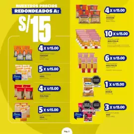 Catálogo Makro Página 2: Molitalia pastas cortas €15,00, Molitalia pastas largas €15,00