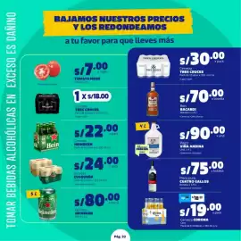 Catálogo Makro Página 22: Ron Bacardi €70,00, Tres Cruces Light €30,00