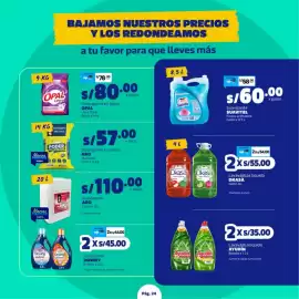 Catálogo Makro Página 24: Aro detergente en polvo multiusos €57,00, Dkasa lavavajillas liquida €55,00
