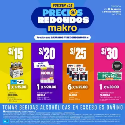 Catálogo Makro (válido hasta 9-09)