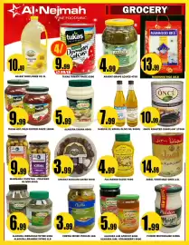 Alnejmah flyer week 35 Page 5: Falih Abu Amba iraqi mango sauce €4,99, Ararat sukkari dates €3,99