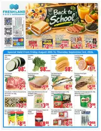 FreshLand Supermarket flyer week 35 Page 1: Nissin Instant Noodle Series €2,98, Fresh Front Pork Hock €1,98