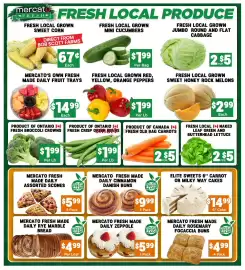 Mercato Fresh flyer week 35 Page 5: Mercato fresh made daily zeppole €5,99, Mercato's own fresh made daily fruit trays €14,99