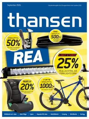 Thansen reklamblad (giltig till och med 2-10)