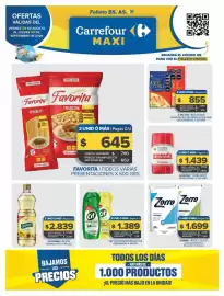 Folleto Carrefour Maxi semana 35 Página 1: Cif - detergente bioactive lima €2.079,00