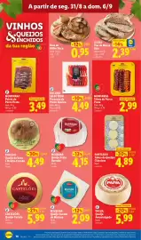 Folheto Lidl semana 36 Página 14: Dulano selection presunto de porco ibérico €4,49, Broa de Milho Doce €0,95