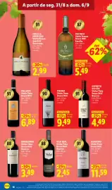 Folheto Lidl semana 36 Página 16: Vallado Vinho Tinto €6,89, Vila Real Vinho Tinto Douro DOC Reserva €2,45
