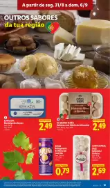 Folheto Lidl semana 36 Página 19: Ilha azul manteiga dos açores €2,49, Da minha terra bolinhas com alheira de mirandela €2,49