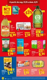 Folheto Lidl semana 36 Página 24: Nacional esparguete €1,44, Caçarola arroz agulha €1,99